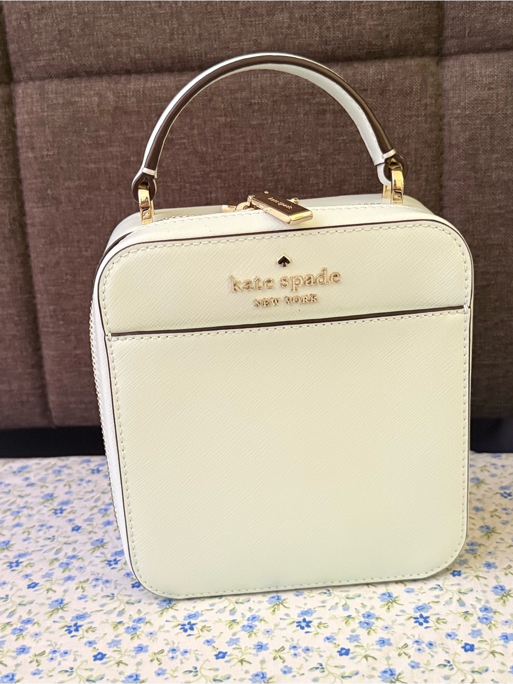 kate spade Mint Green Structured Top-Handle Mini Bag